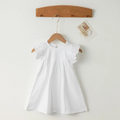 Toddler Flying Sleeve Cotton Dress - FlutterGlee