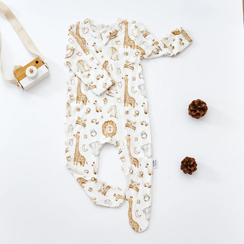 Baby Jumpsuit/ Onesie Long-Sleeve - BambooBreeze