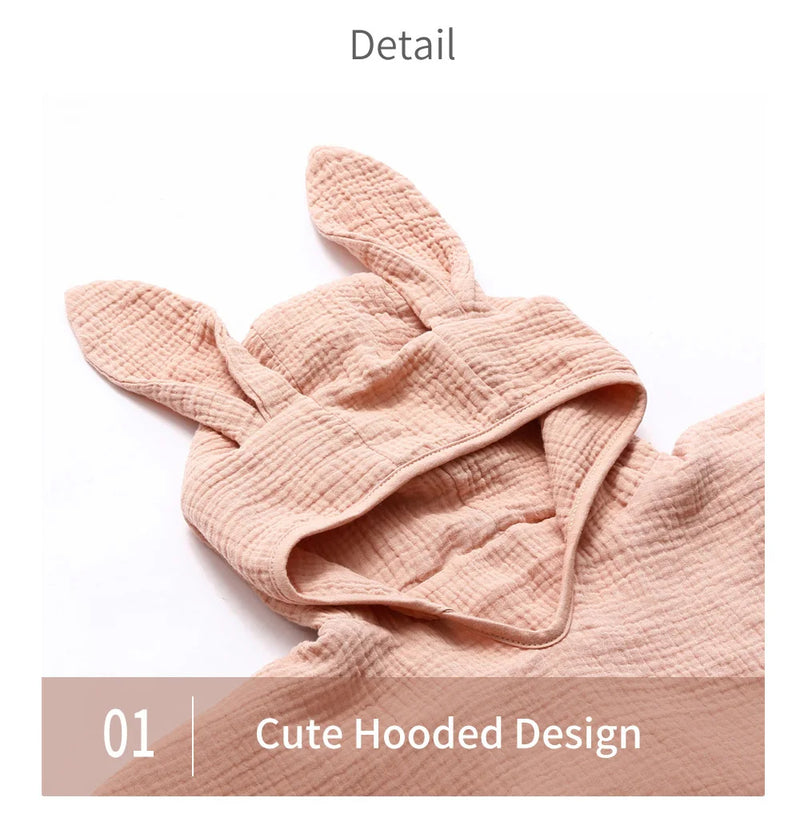 Hooded Baby/ Toddler Poncho Towel - CottonCloud