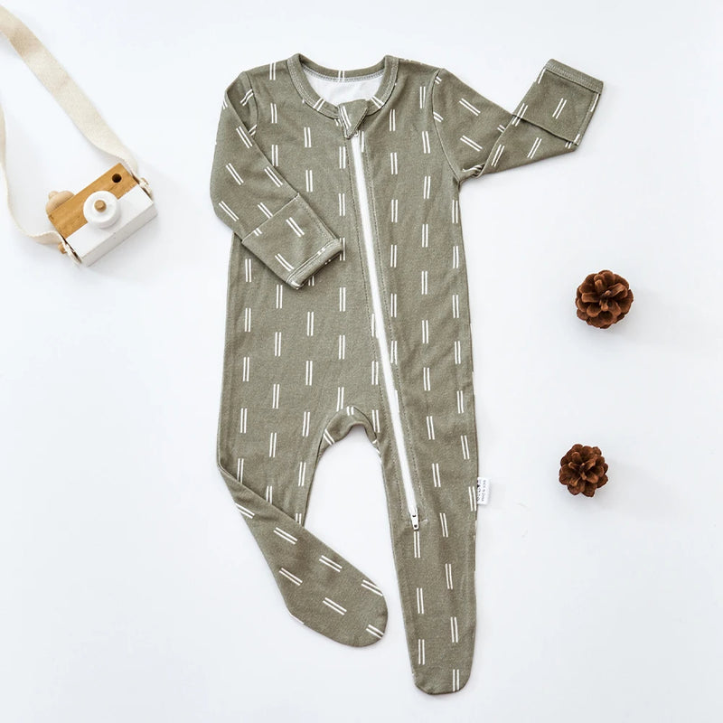 Baby Jumpsuit/ Onesie Long-Sleeve - BambooBreeze